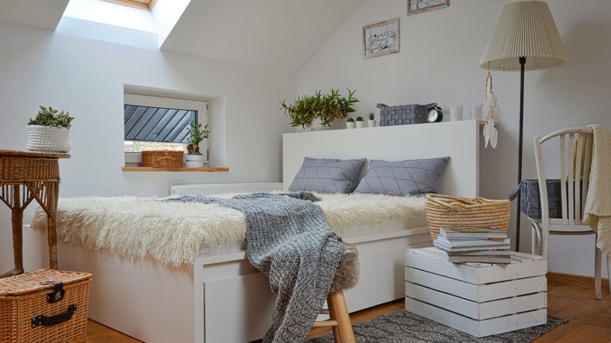Sypialnia na poddaszu