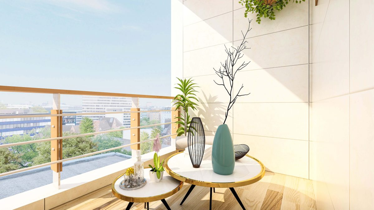 ARANŻACJE: LOGGIA W BLOKU